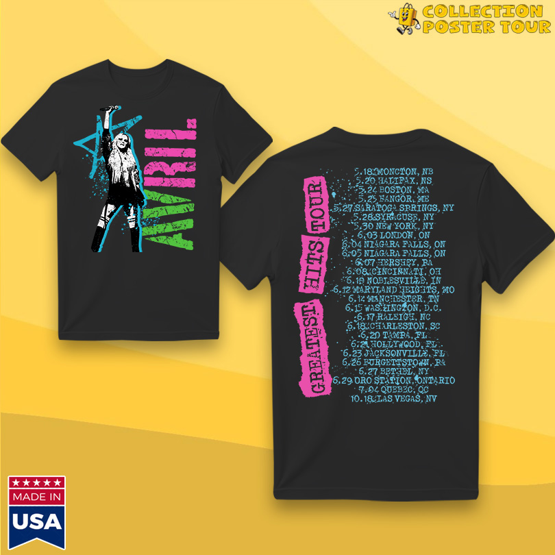Avril Lavigne Greatest Hits Tour Heart T-shirts, hoodie
