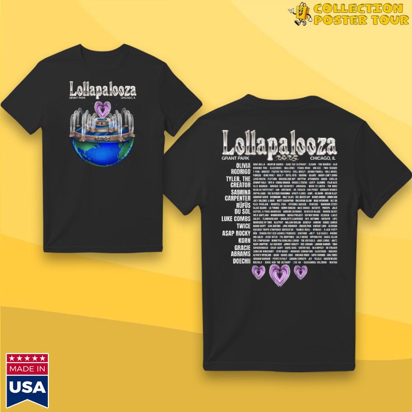 Lollapalooza 2025 Tシャツ　X Lサイズ Lollapalooza 2025 Tシャツ X Lサイズ - メルカリ